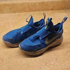 Nike (12.5c) Kids Blue and Yellow Sneakers